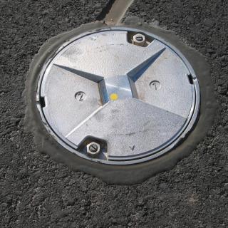 Inset Taxiway Centreline Light 